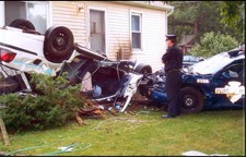 Police vehicle crash